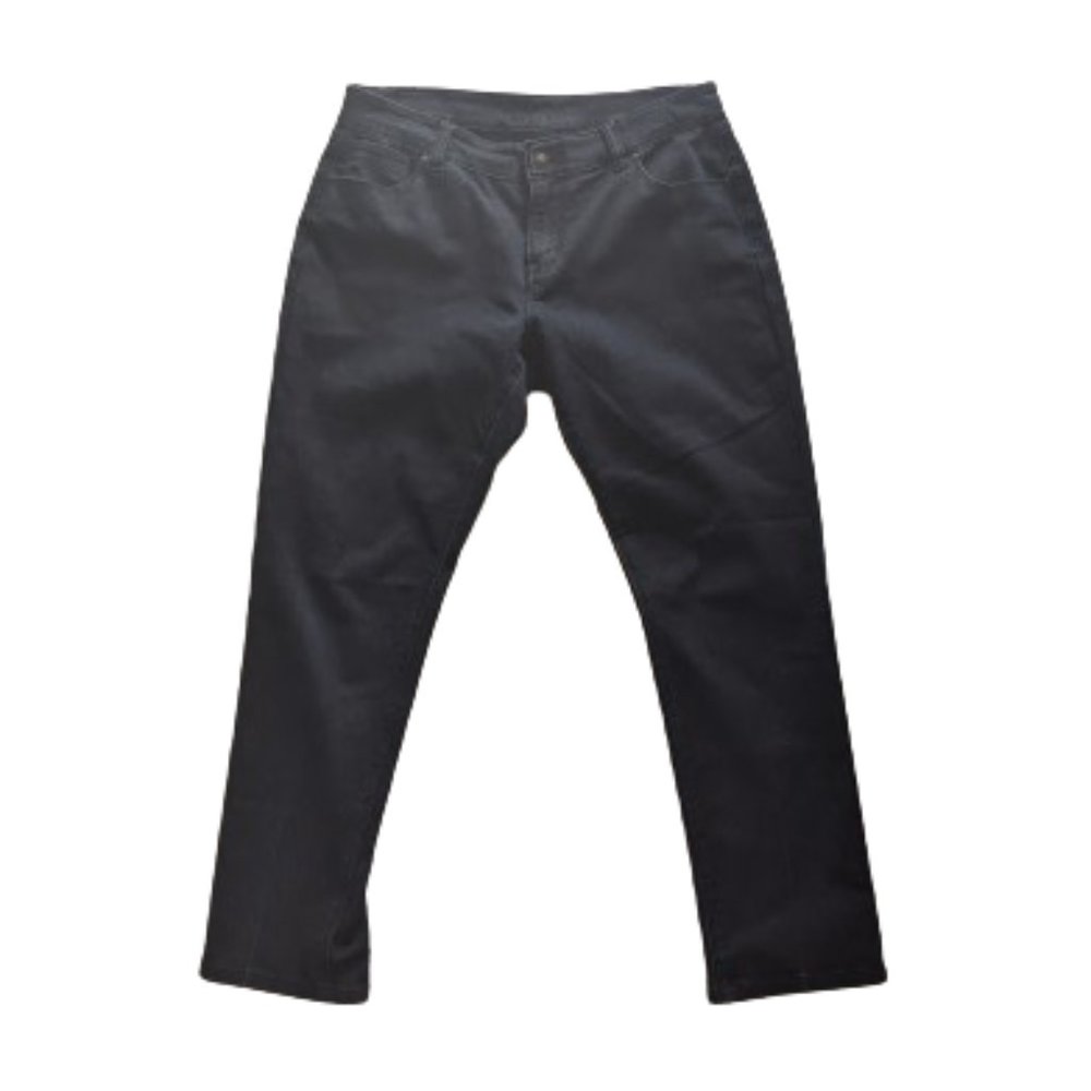 ---  Gray Straight / Cotton Blend Leg Pants Size 12